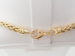 Collier maille palmier en or jaune - Castafiore