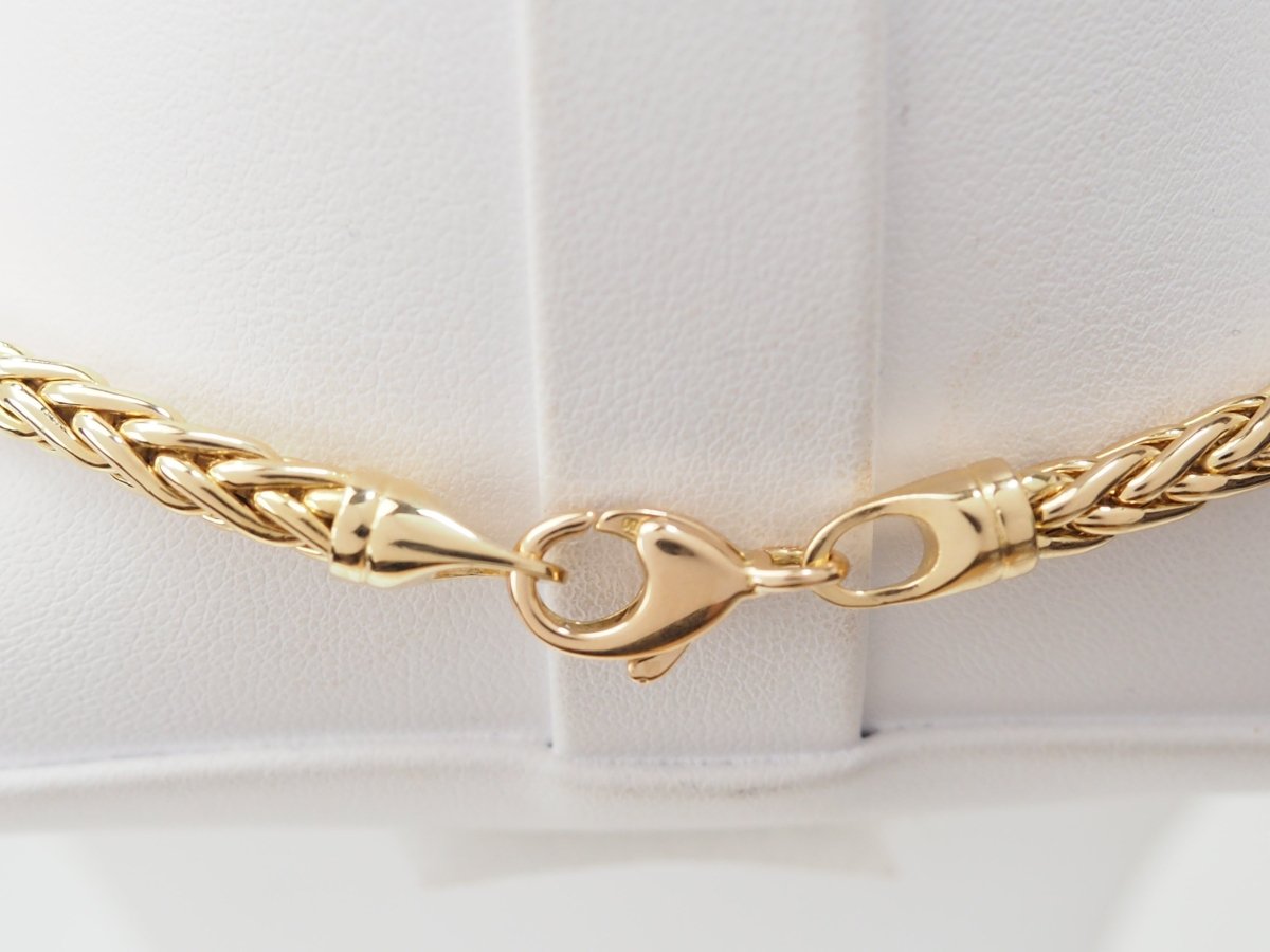 Collier maille palmier en or jaune - Castafiore