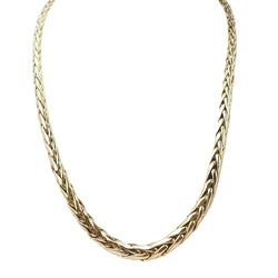 Collier maille palmier en or jaune - Castafiore