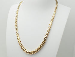 Collier maille palmier en or jaune - Castafiore