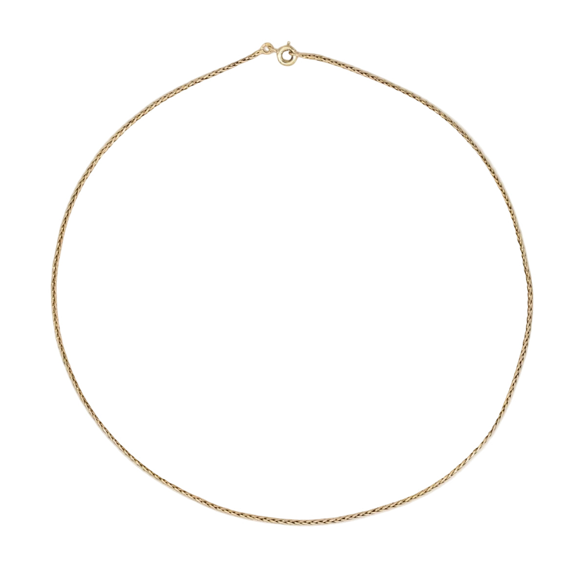 Collier maille palmier en or jaune et blanc - Castafiore