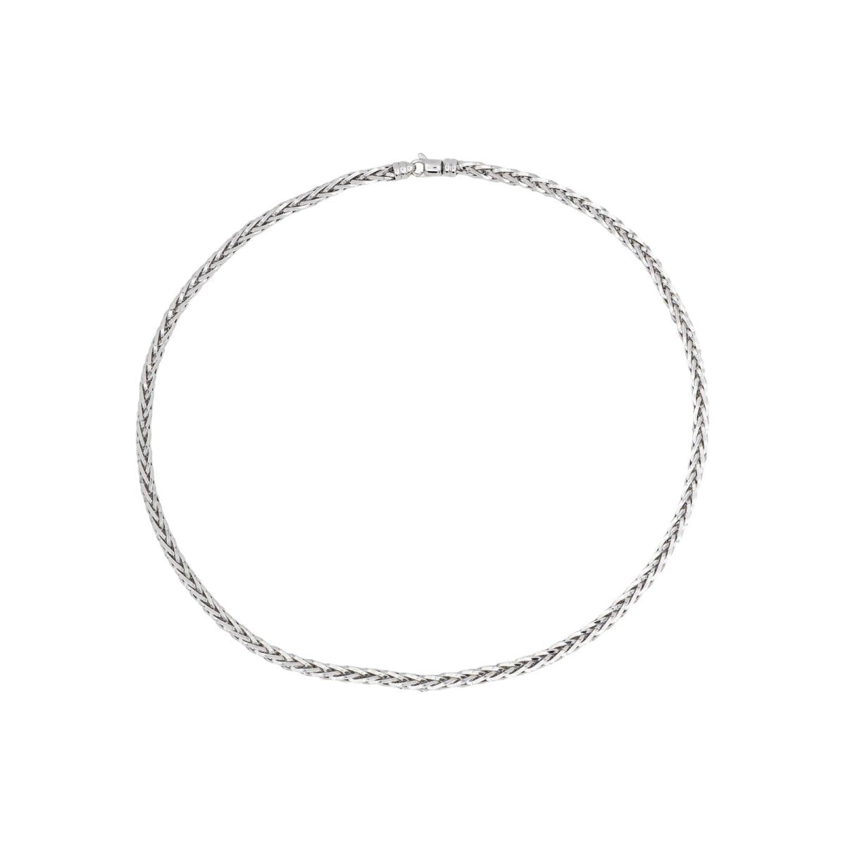 Collier Maille palmier Or blanc - Castafiore