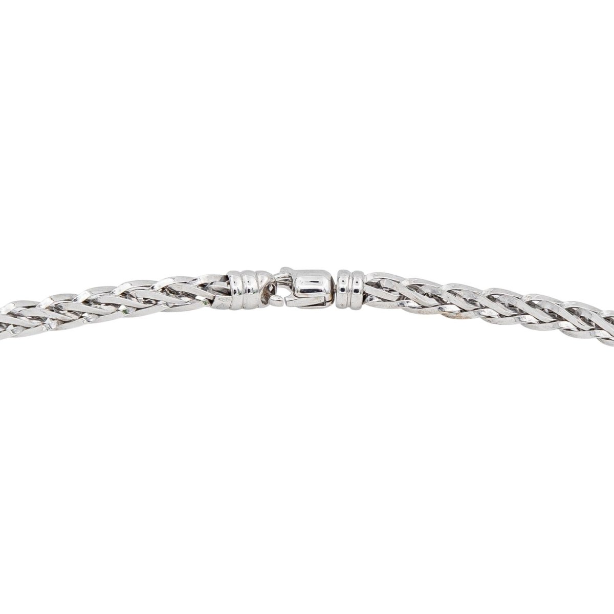 Collier Maille palmier Or blanc - Castafiore