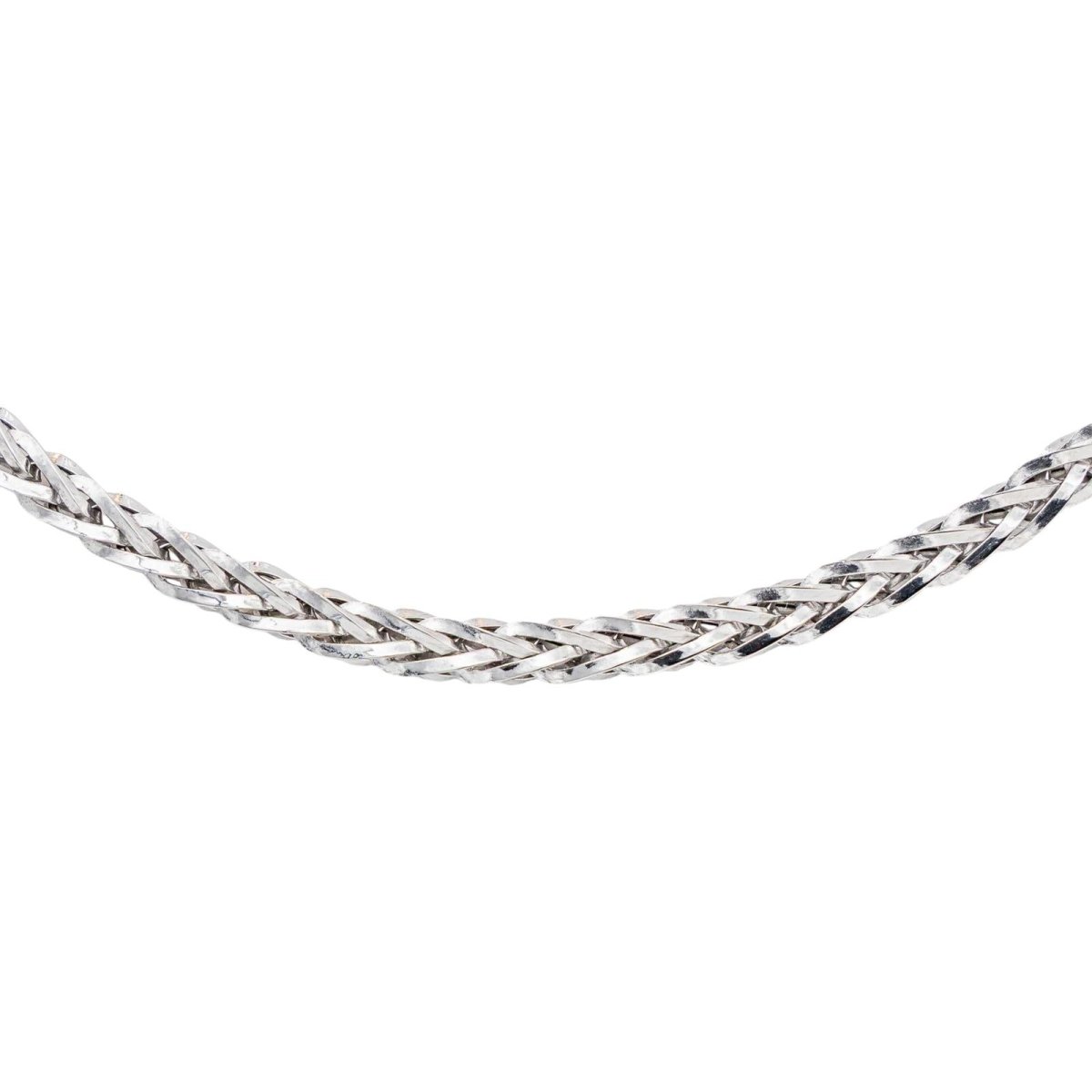 Collier Maille palmier Or blanc - Castafiore