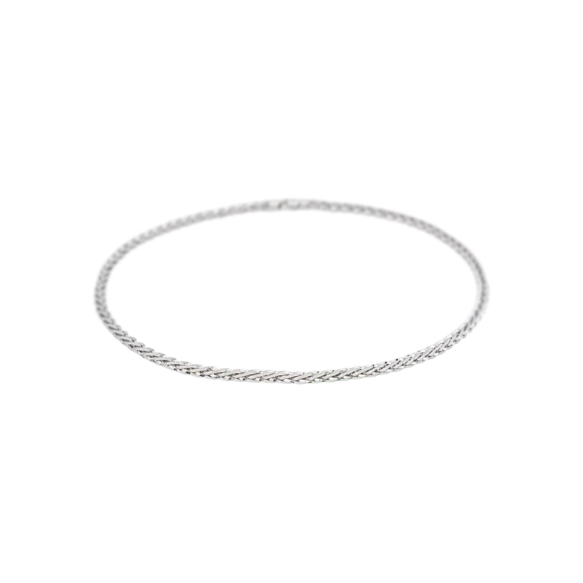 Collier Maille palmier Or blanc - Castafiore