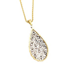 Collier Maille Pendentif BUCCELLATI "Ramage" en deux ors et diamants. - Castafiore