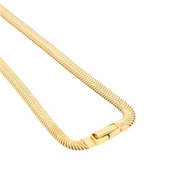 Collier maille plate en or jaune - Castafiore