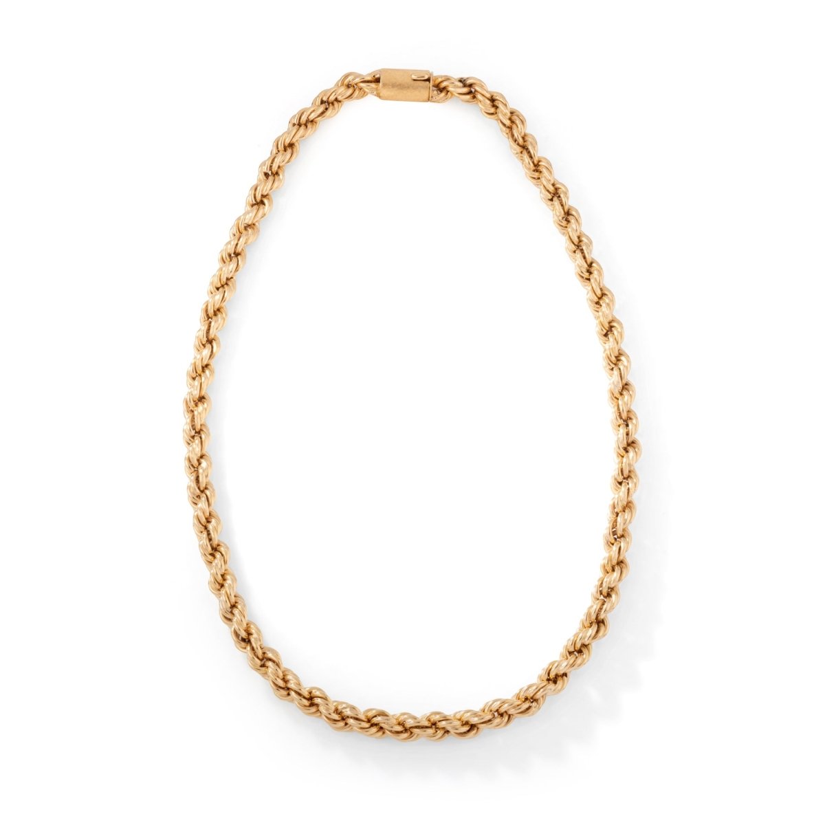 Collier Maille polonaise en or rose - Castafiore