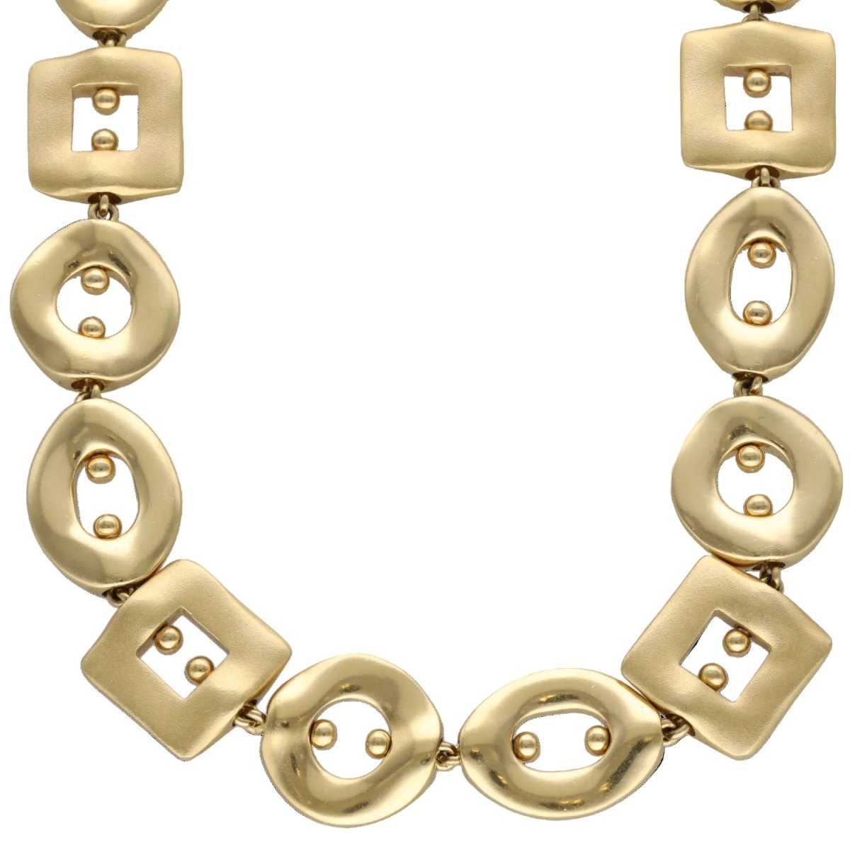 Collier Maille POMELLATO en or jaune, or blanc et diamants - Castafiore