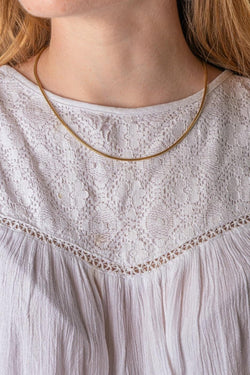 Collier Maille Serpent Or jaune - Castafiore