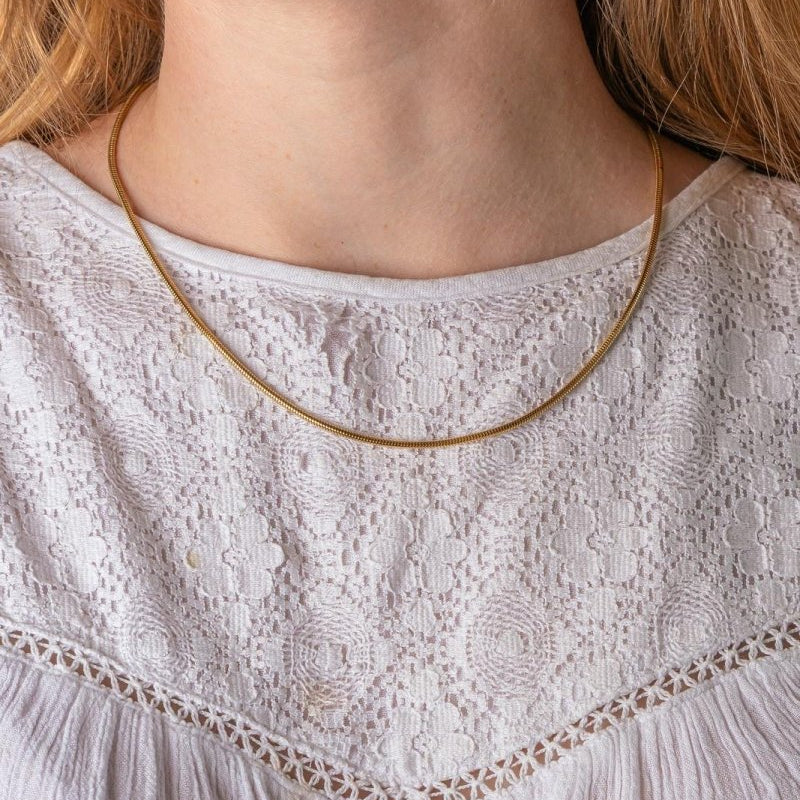 Collier Maille Serpent Or jaune - Castafiore