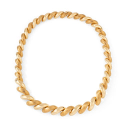 Collier Maille spirale en or jaune - Castafiore