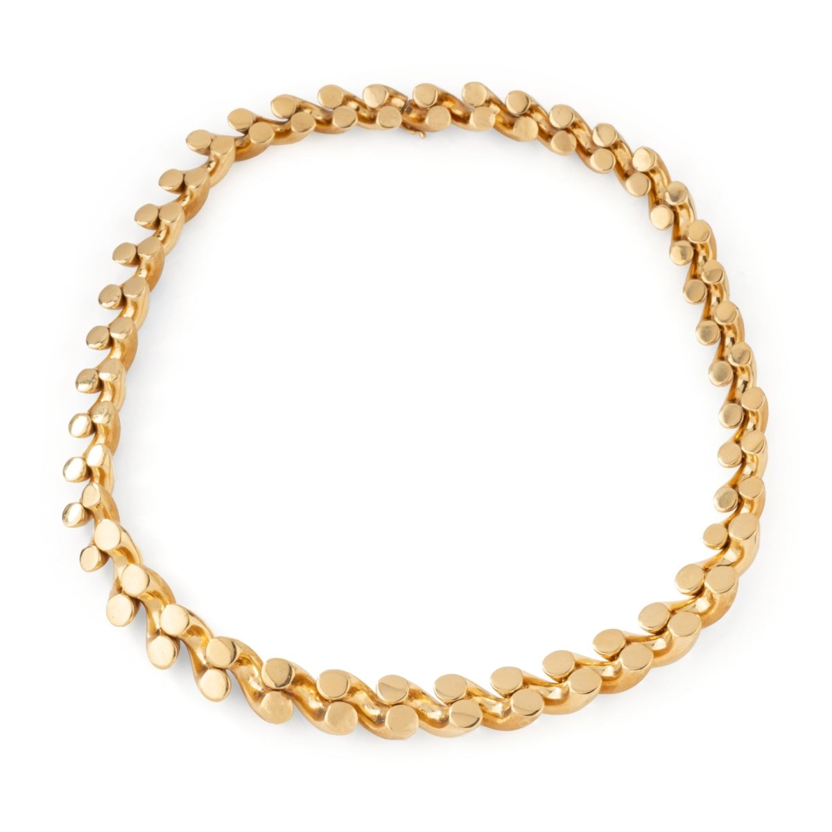 Collier Maille spirale en or jaune - Castafiore