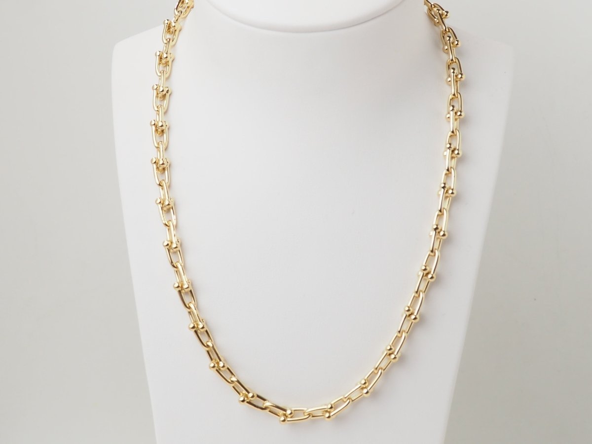 Collier Maille TIFFANY & CO. "HardWear" en or jaune - Castafiore