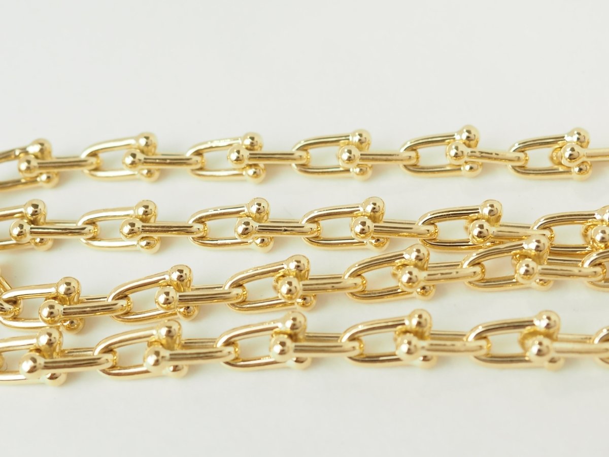Collier Maille TIFFANY & CO. "HardWear" en or jaune - Castafiore