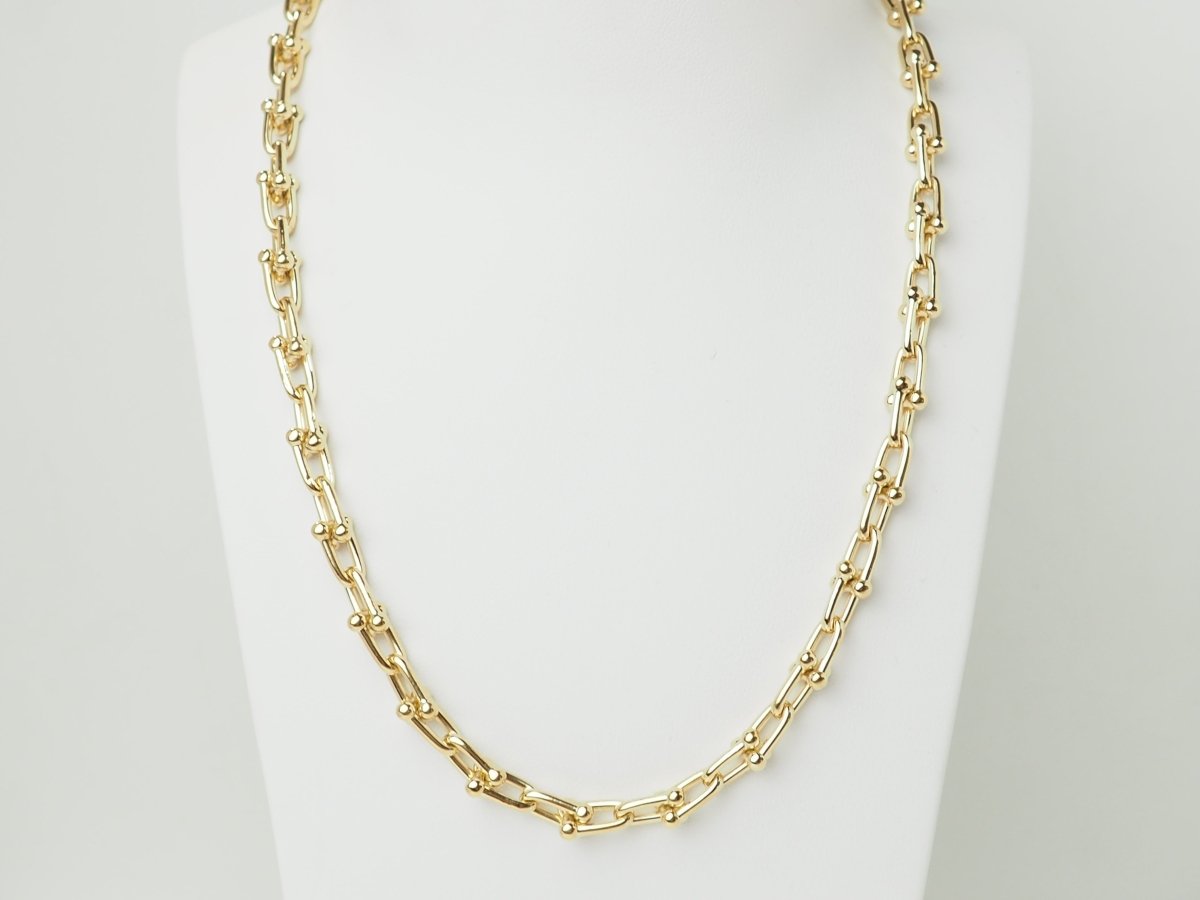 Collier Maille TIFFANY & CO. "HardWear" en or jaune - Castafiore