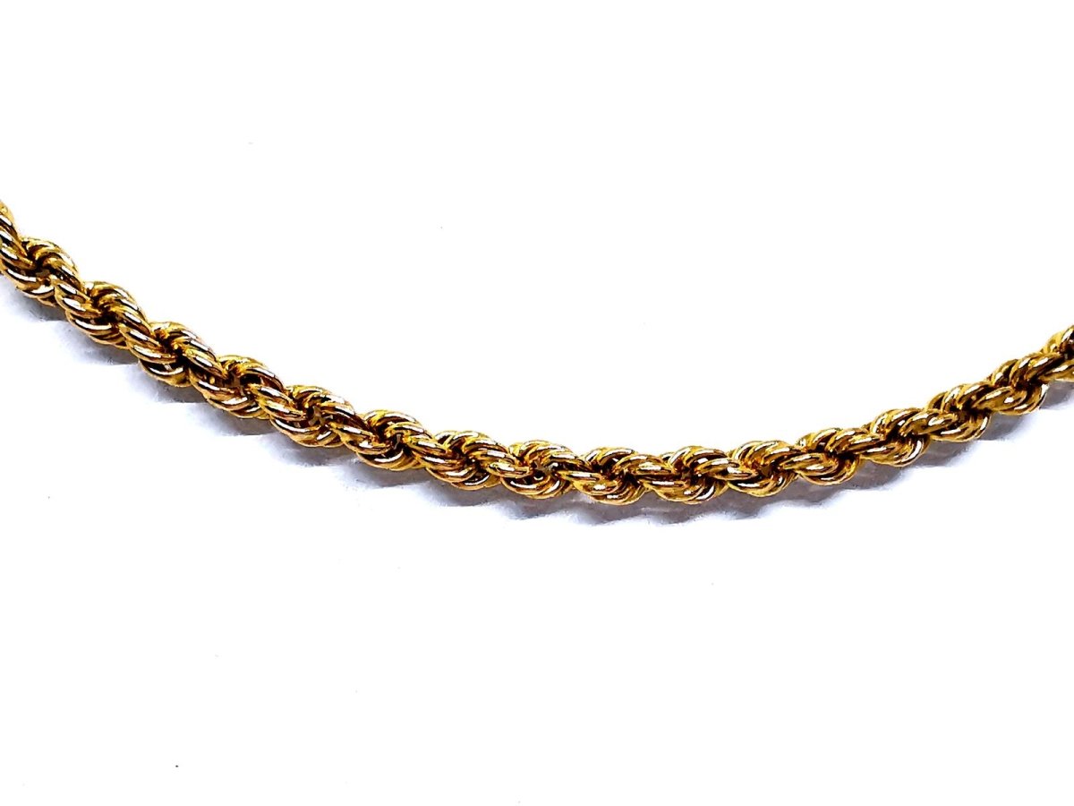 Collier Maille torsadée Or jaune - Castafiore