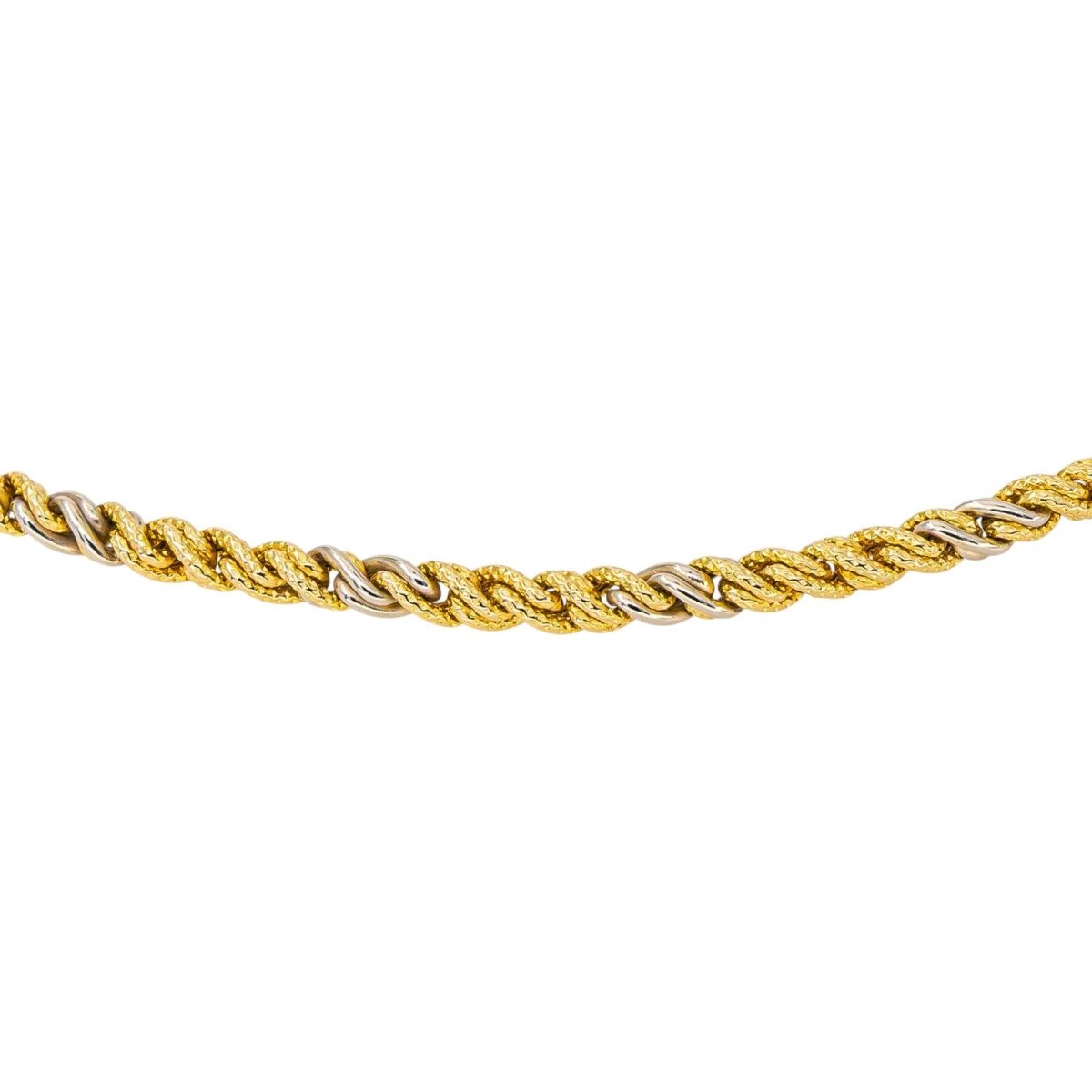 Collier Maille torsadée Or jaune - Castafiore