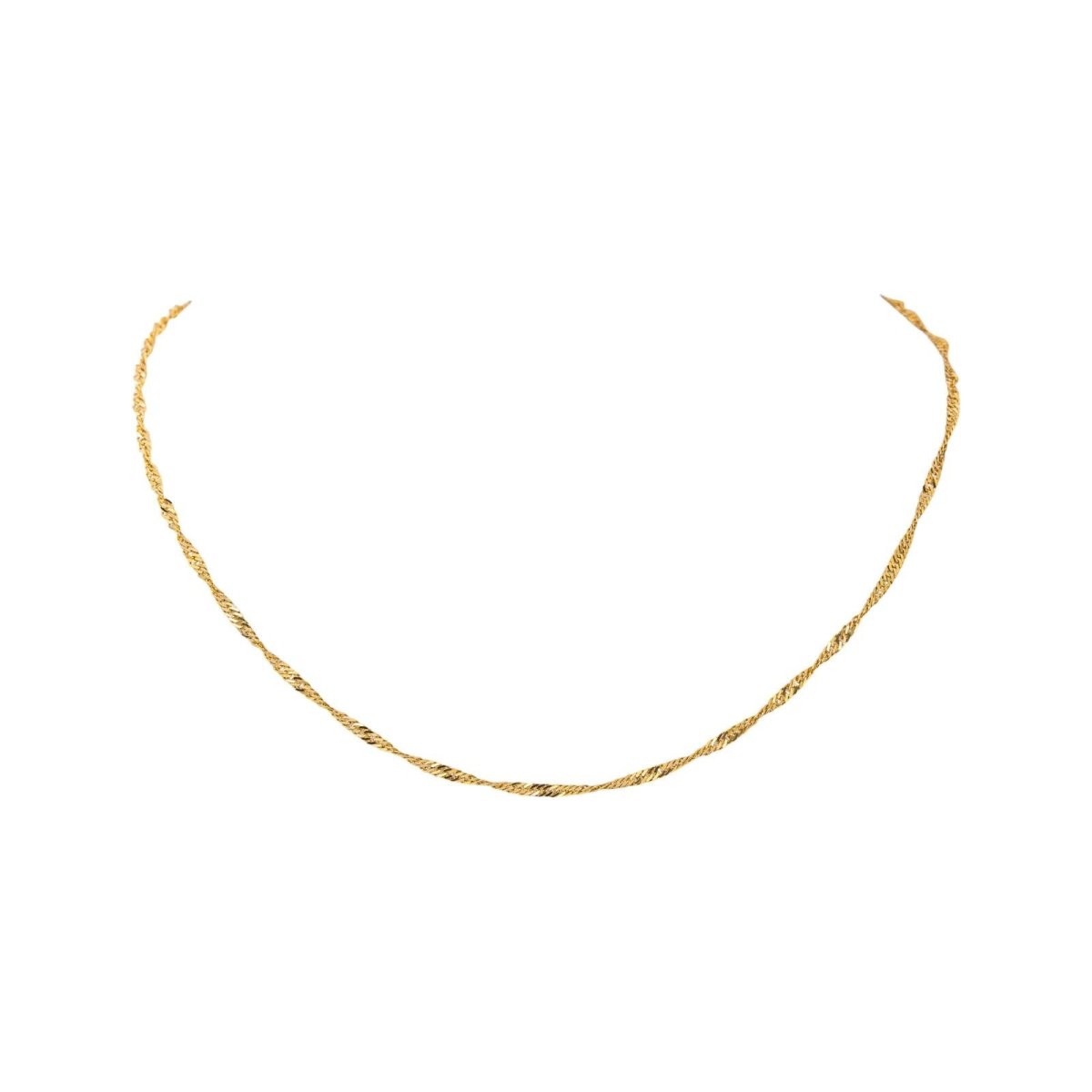 Collier Maille torsadée Or jaune - Castafiore