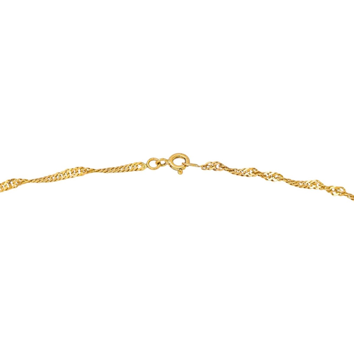 Collier Maille torsadée Or jaune - Castafiore