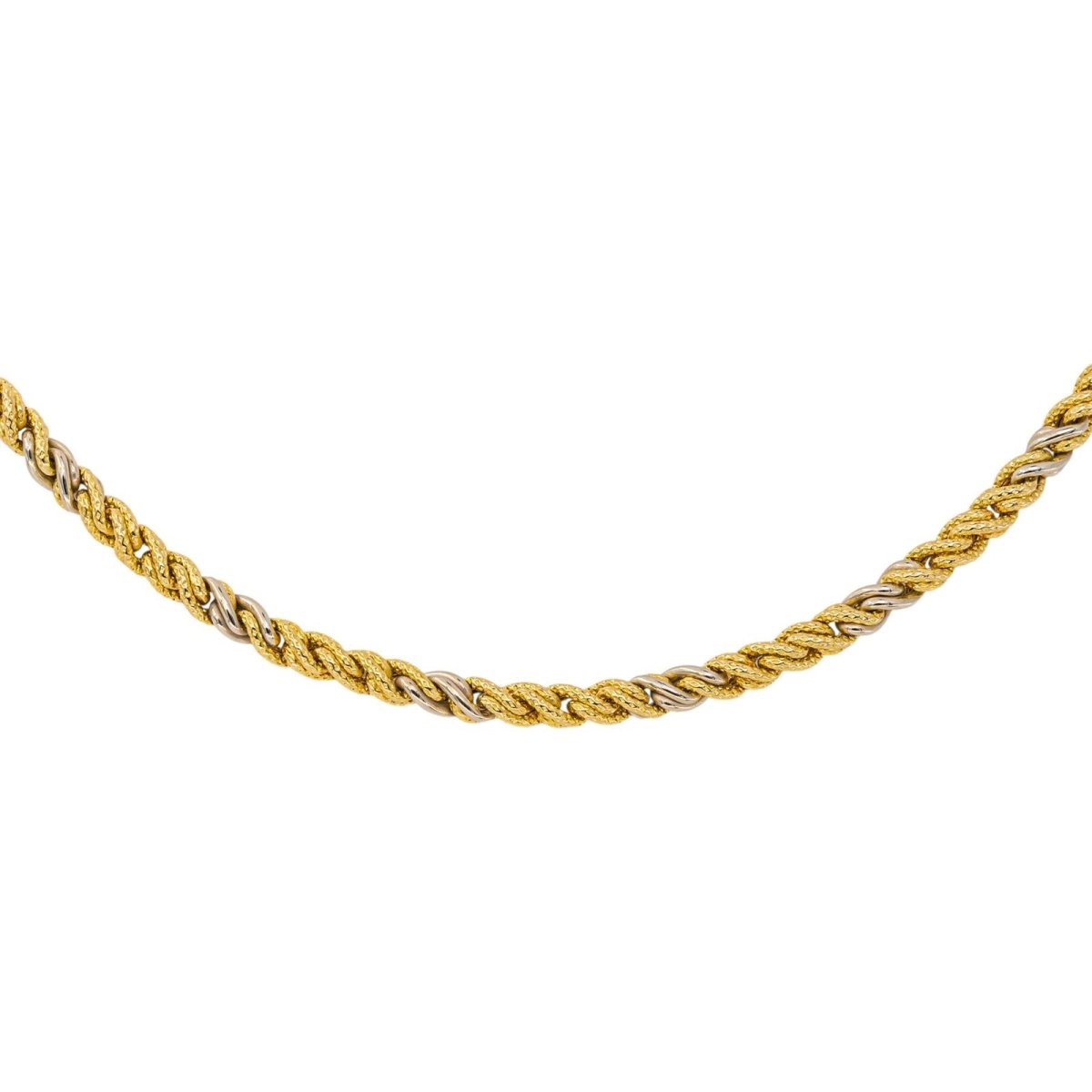 Collier Maille torsadée Or jaune - Castafiore