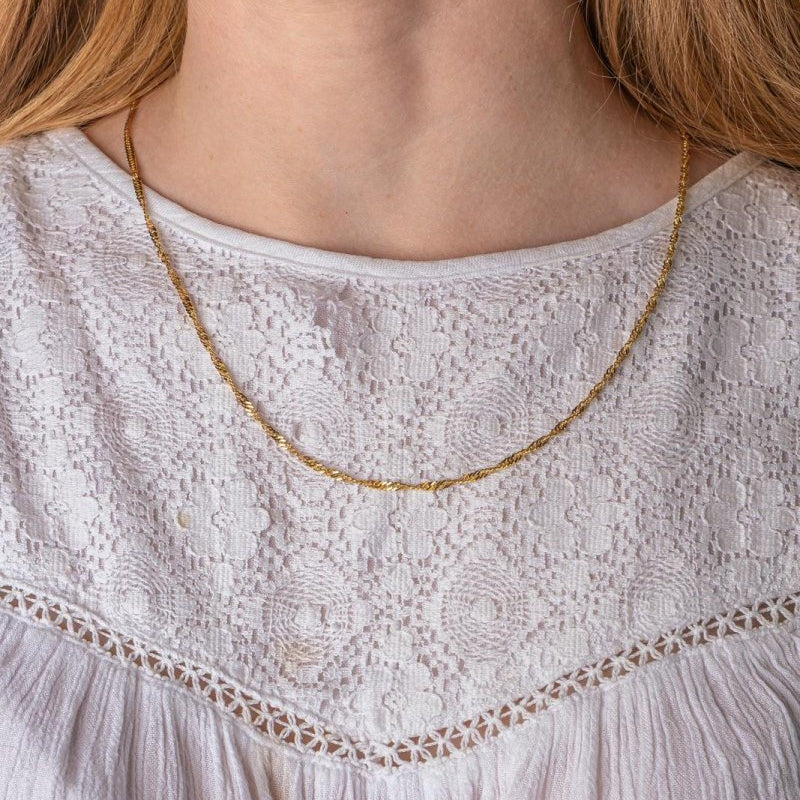 Collier Maille torsadée Or jaune - Castafiore