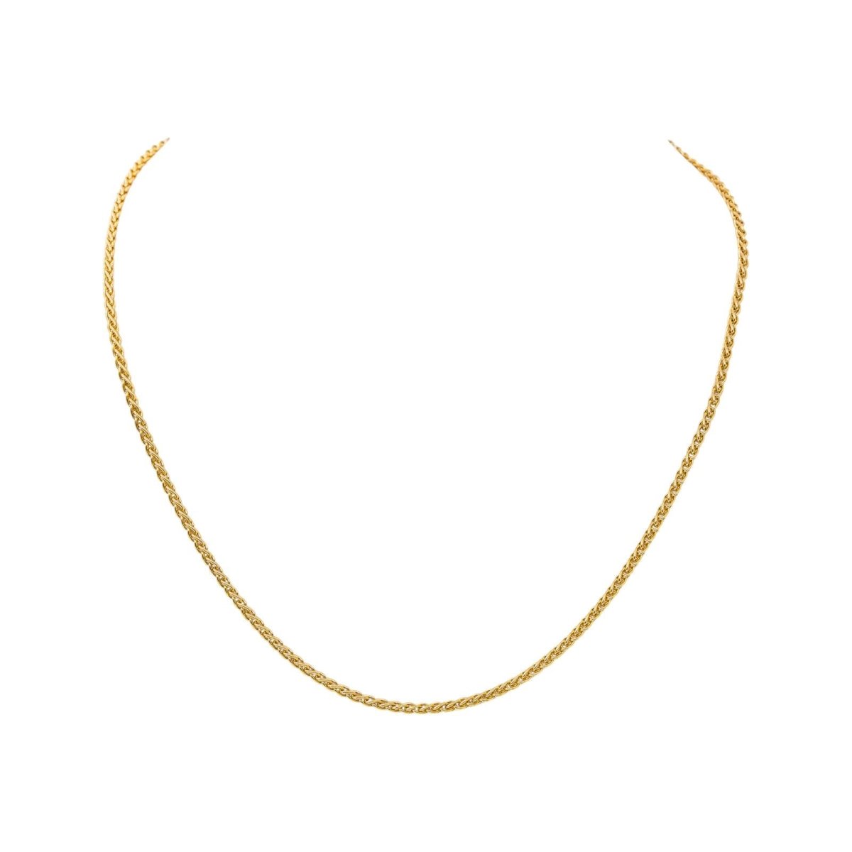 Collier Maille tressée Or jaune - Castafiore