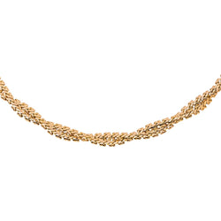 Collier maille tressée Or rose - Castafiore
