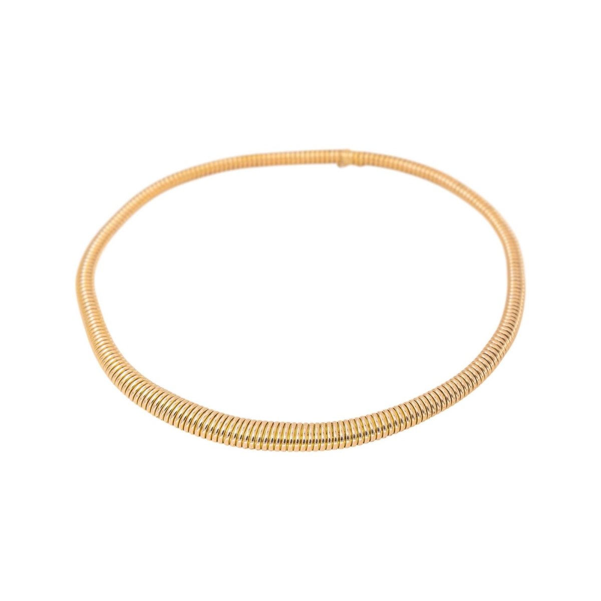 Collier maille Tubogas Or rose - Castafiore