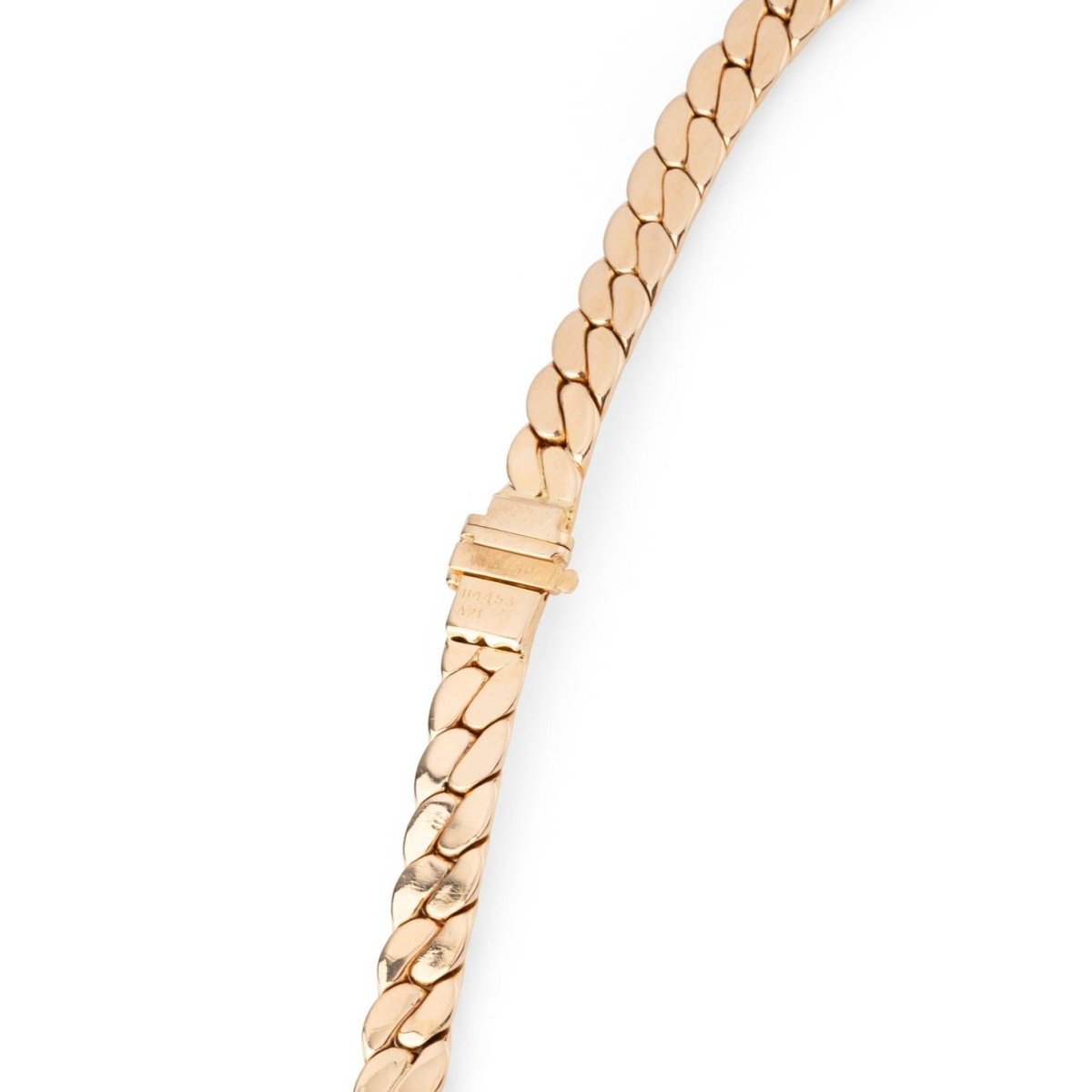 Collier Maille VAN CLEEF & ARPELS en or jaune et diamants - Castafiore