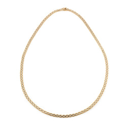 Collier Maille VAN CLEEF & ARPELS en or jaune et or blanc - Castafiore