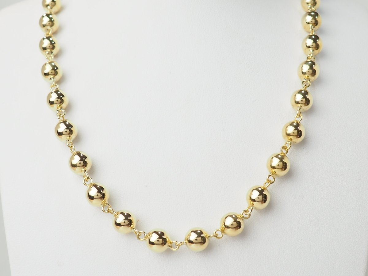 Collier Marseillais boules en or jaune - Castafiore