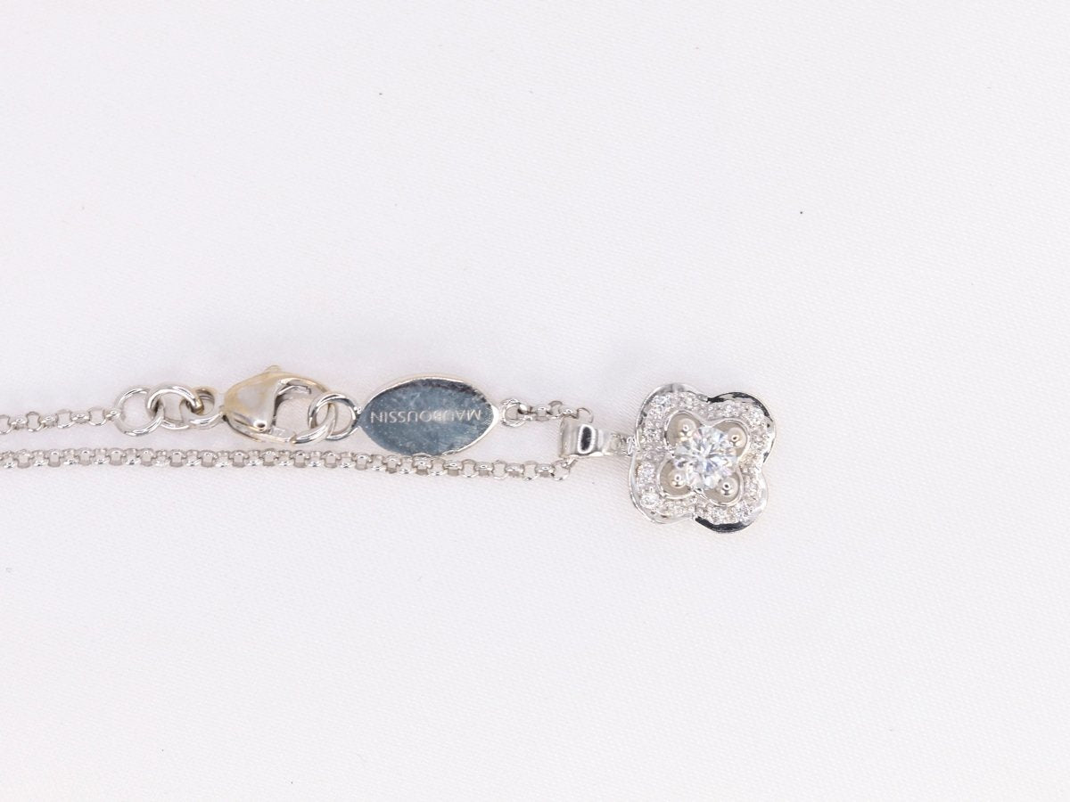 Collier Mauboussin Chance of Love n°2 en or blanc - Castafiore