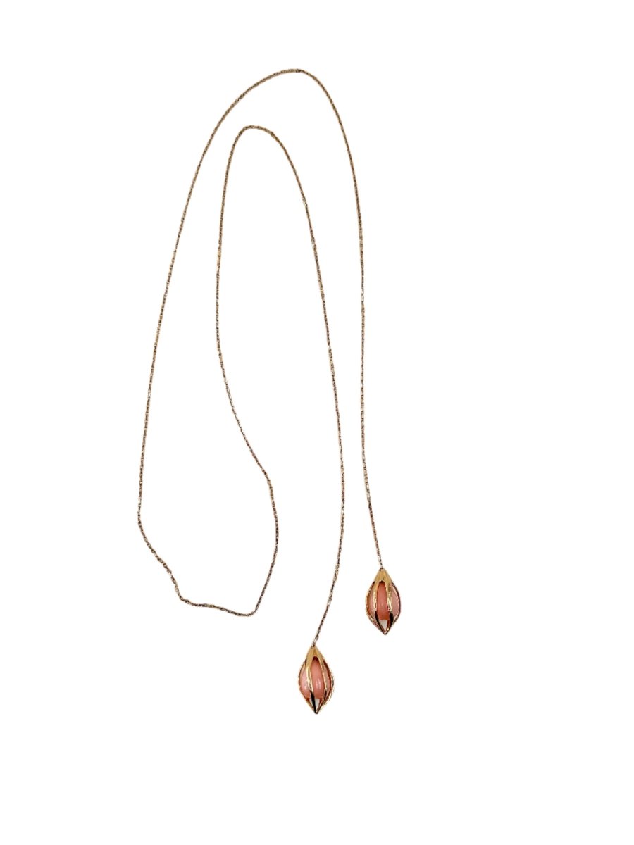 Collier MELLERIO en or rose et opales - Castafiore
