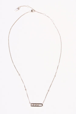 Collier MESSIKA "Baby Move" diamants en or blanc - Castafiore