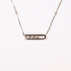Collier MESSIKA "Baby Move" diamants en or blanc - Castafiore