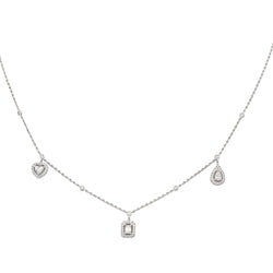 Collier MESSIKA "Trio My Twin" en or blanc et diamants - Castafiore
