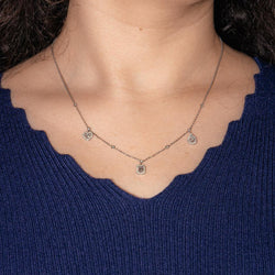 Collier MESSIKA "Trio My Twin" en or blanc et diamants - Castafiore