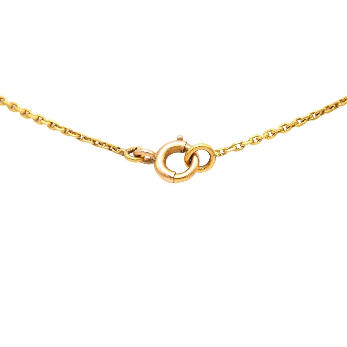 Collier Montre en or jaune, rubis et diamants - Castafiore