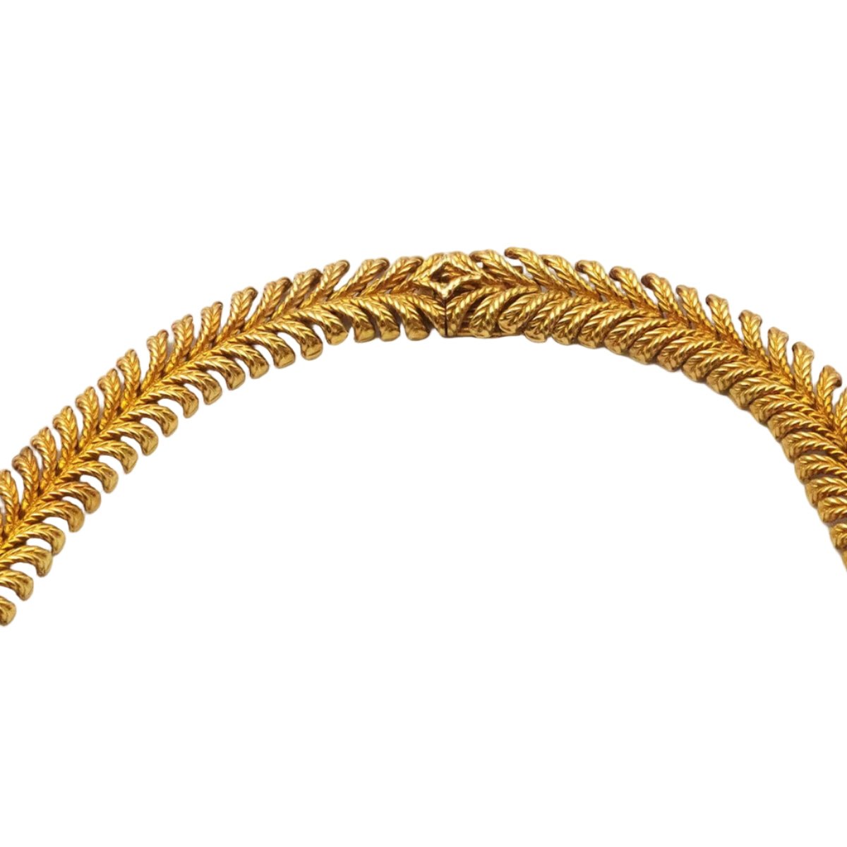 Collier Négligé BOUCHERON "Plume" en or jaune - Castafiore