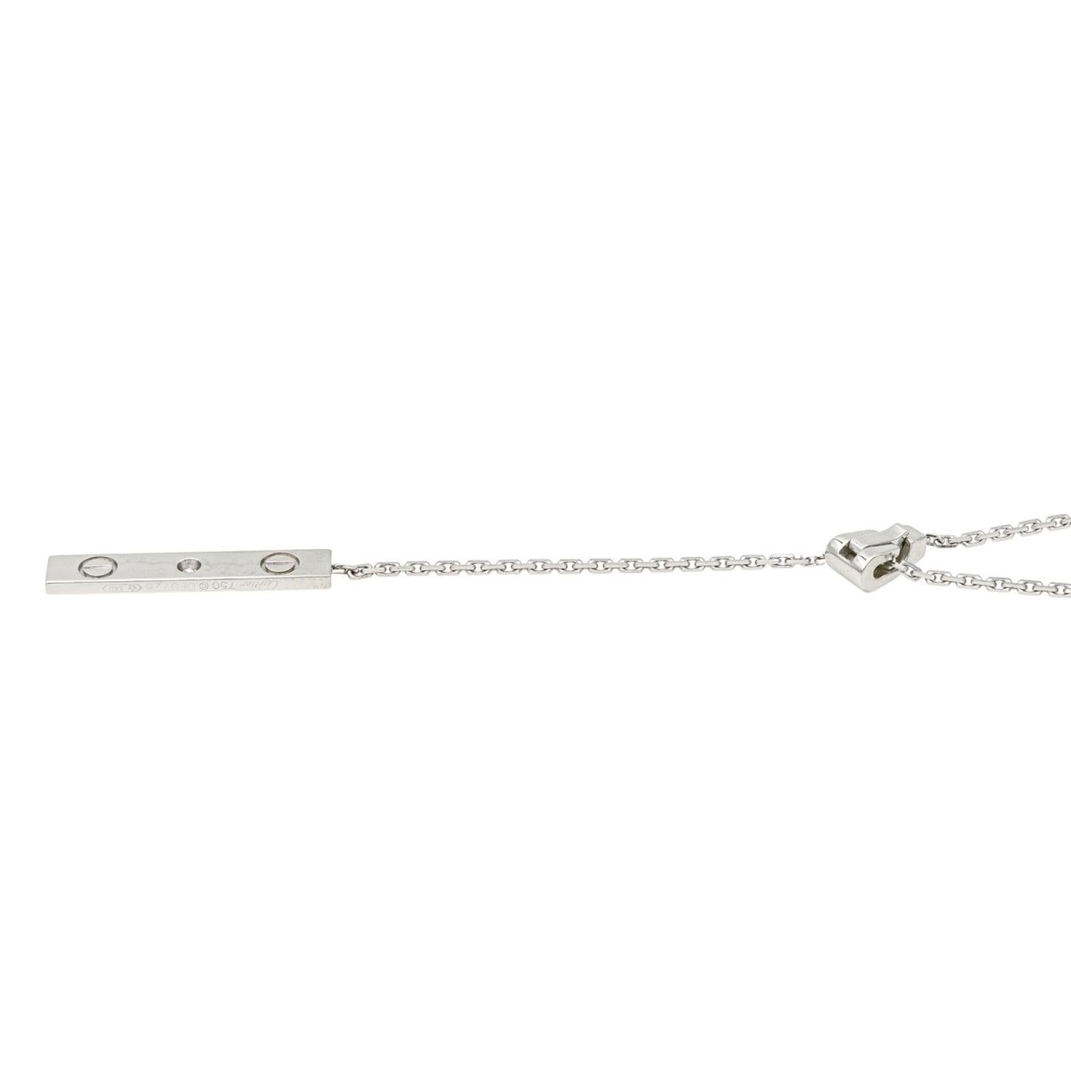Collier Négligé CARTIER "Love Négligé" en or blanc et diamant - Castafiore
