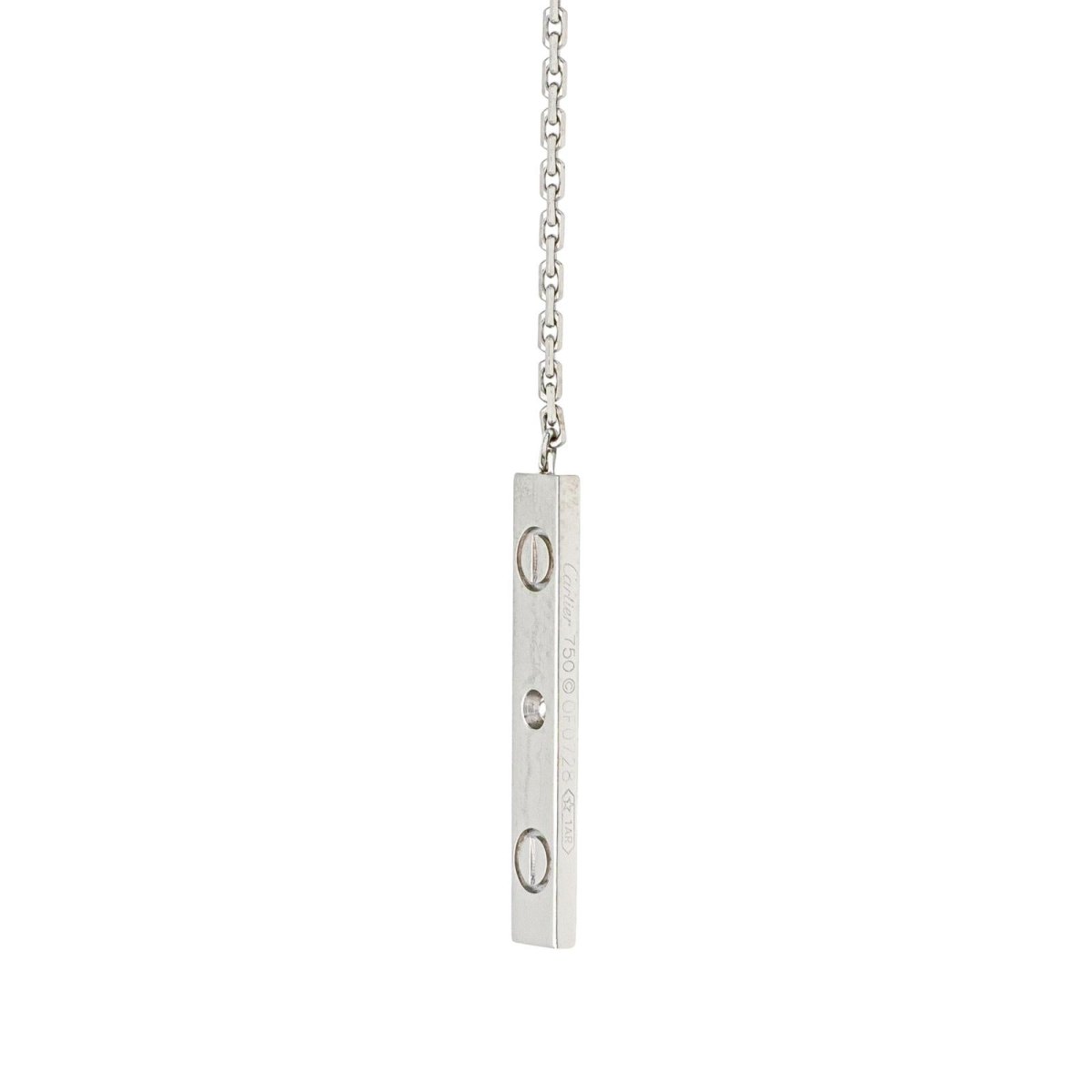 Collier Négligé CARTIER "Love Négligé" en or blanc et diamant - Castafiore