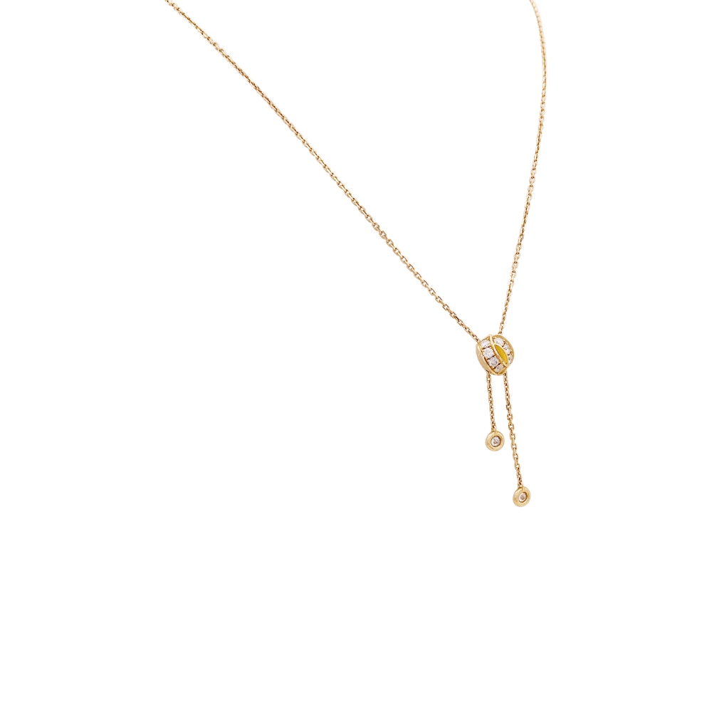 Collier Négligé CHAUMET "Lien Séduction" en or rose et diamants - Castafiore