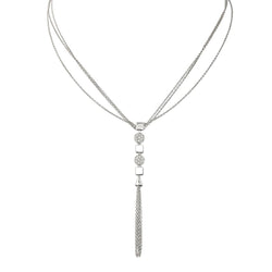 Collier Négligé en or blanc et diamants - Castafiore