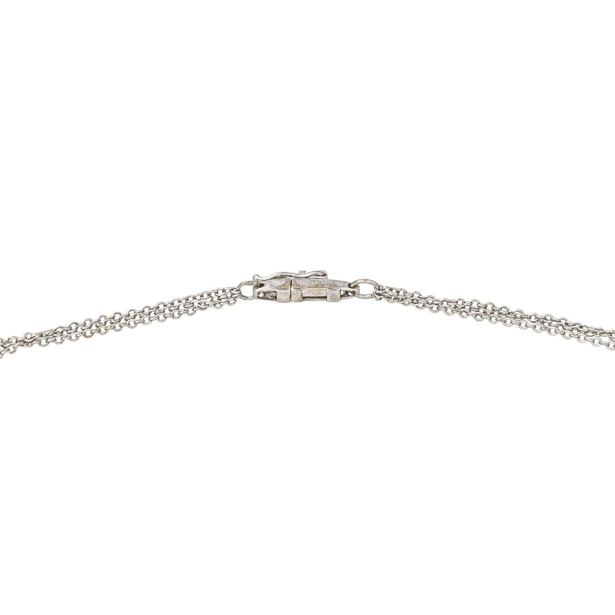 Collier Négligé en or blanc et diamants - Castafiore