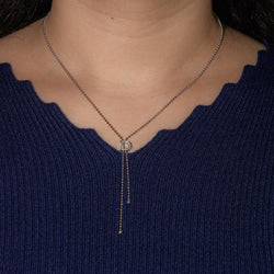 Collier Négligé en or blanc et diamants - Castafiore