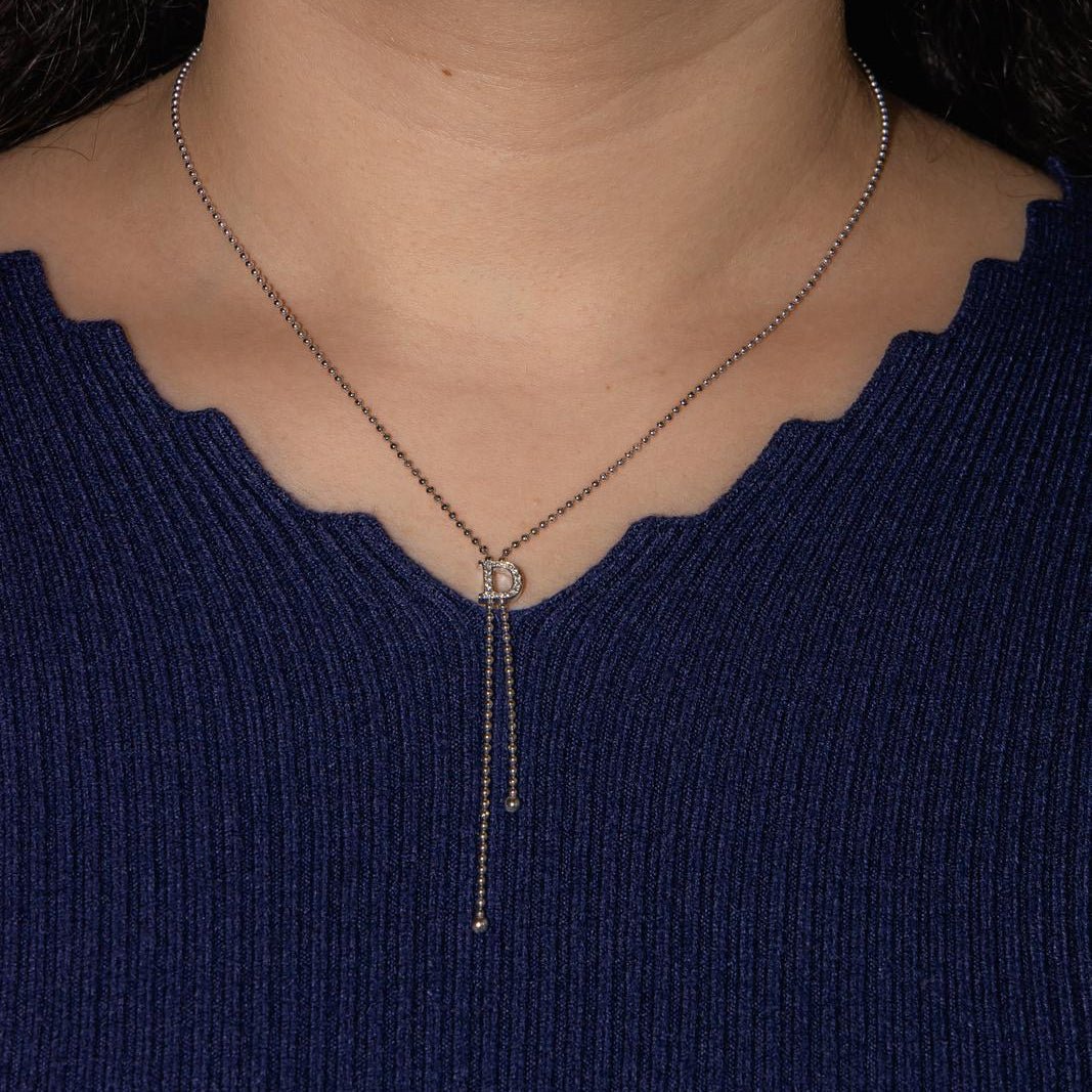 Collier Négligé en or blanc et diamants - Castafiore