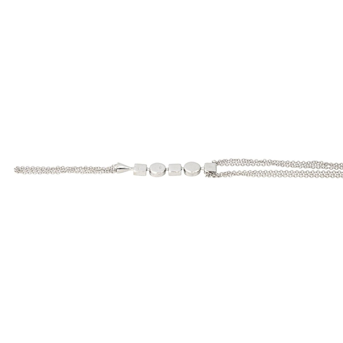 Collier Négligé en or blanc et diamants - Castafiore