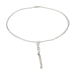 Collier Négligé en or blanc et diamants - Castafiore
