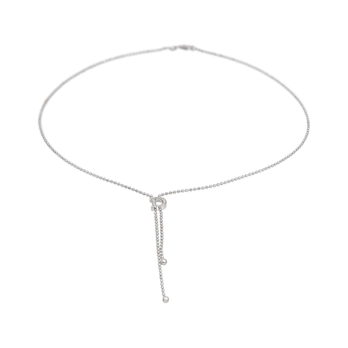 Collier Négligé en or blanc et diamants - Castafiore